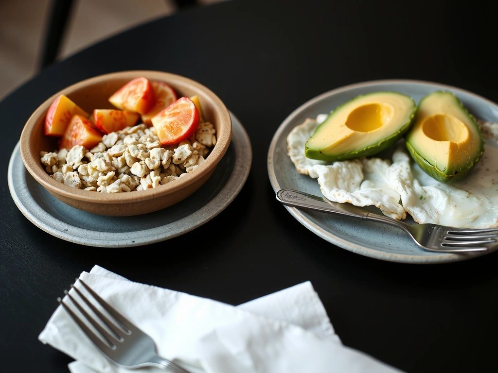 Porównanie śniadań